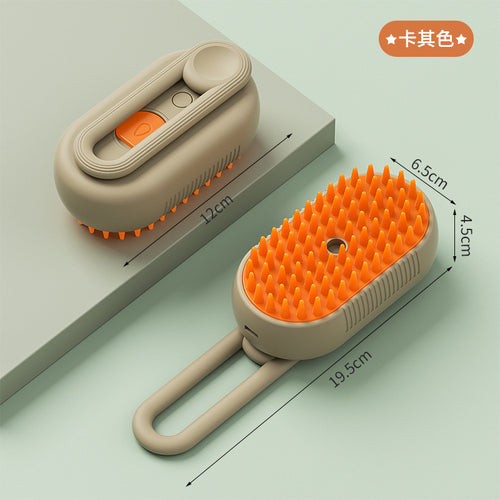 Handle spray comb for cats and dogs, electric  spray brush comb, one-click spray to remove floating hair, pet comb